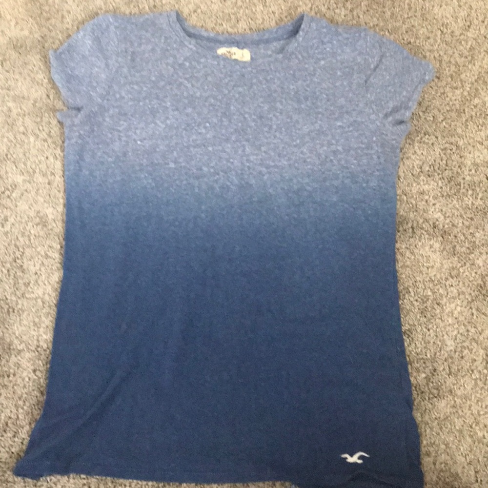 Hollister ombré blue shirt
